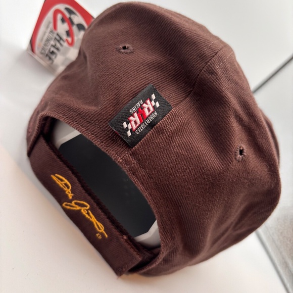 UPS Checkered Logo Dale Jarrett #88 NASCAR Brown/Gold Racing Collectible Hat - Picture 9 of 16